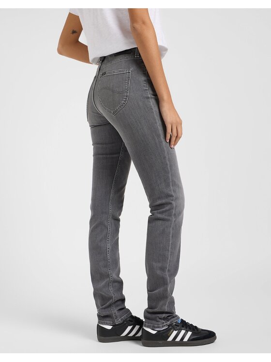 Lee Lee Jeans Marion Straight Grigio Straight Fit