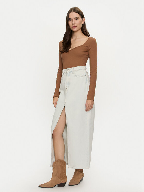 Brave Soul Brave Soul Блузка LLT-624SARAH Коричневий Slim Fit