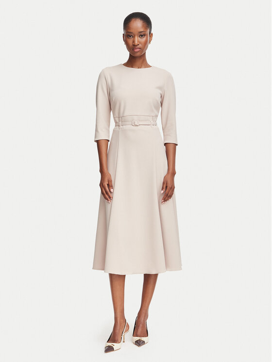 Rinascimento Rinascimento Rochie cocktail CFC0131140003 Bej Regular Fit