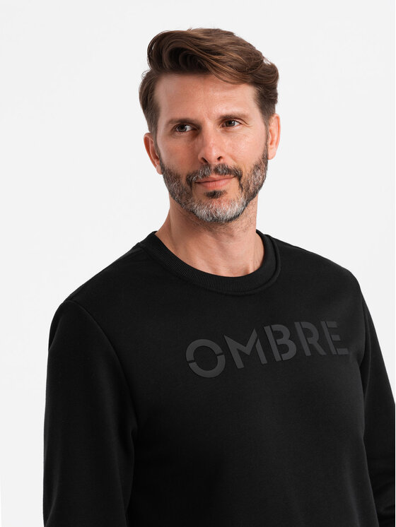 Ombre Ombre Mikina OM-SSPS-0181 Černá Regular Fit