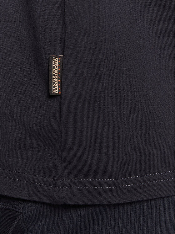 Napapijri Napapijri T-Shirt S-Bollo NP0A4H9K Dunkelblau Regular Fit