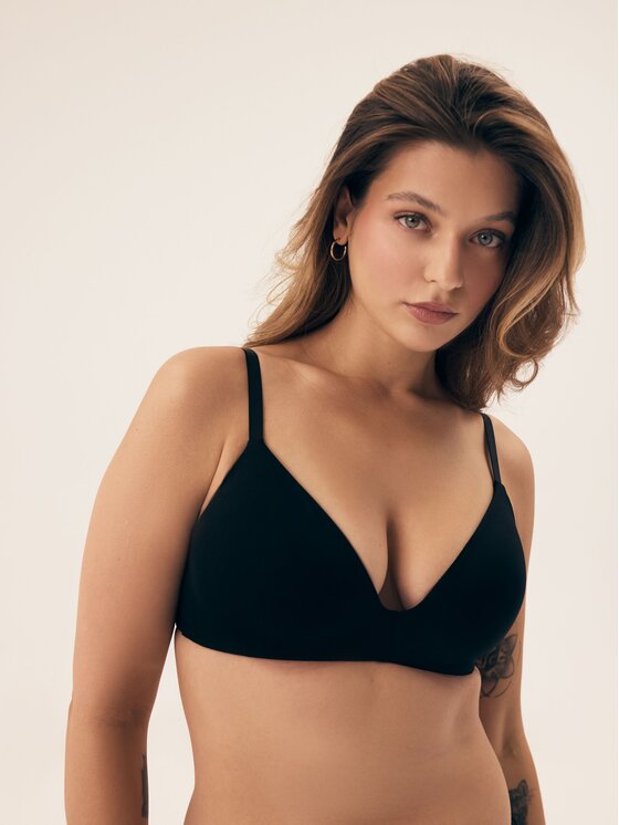 Esotiq Esotiq Biustonosz push-up 43111 Czarny