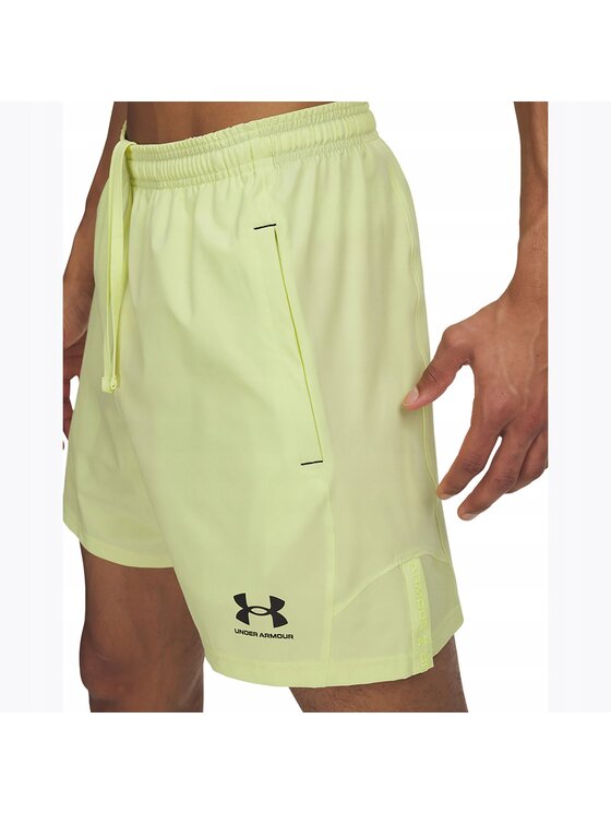Under Armour Under Armour Szorty sportowe 1379454-727 Zielony jasny Regular Fit