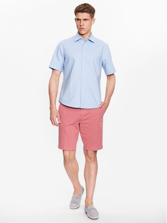 BOSS Boss Marškiniai 50489351 Mėlyna Regular Fit