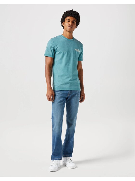 Wrangler Wrangler Jeansy REGULAR FIT Niebieski Regular Fit