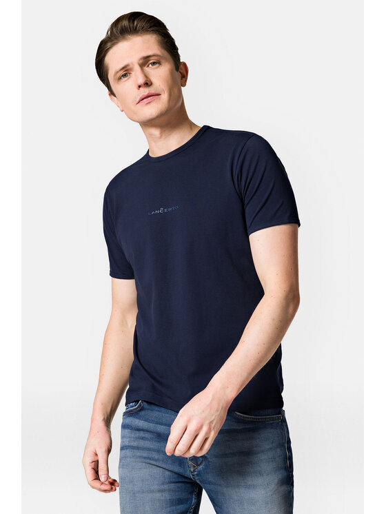 Lancerto Lancerto T-Shirt Steph TS073123000005 Granatowy Regular Fit