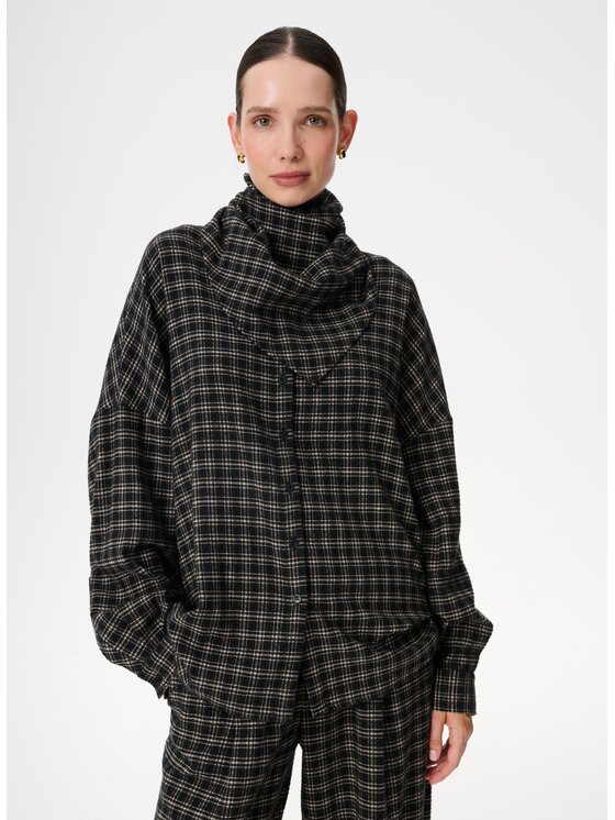 LEBRAND LEBRAND Koszula Meryl Czarny Oversize