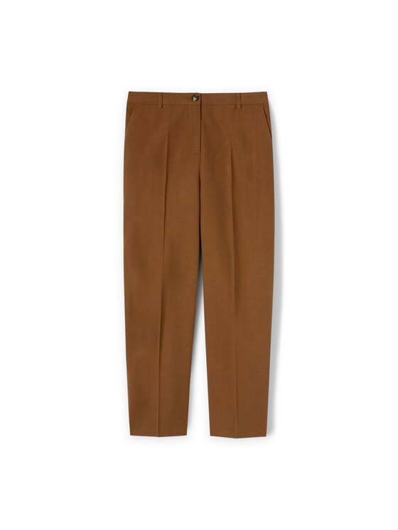 Motivi Motivi Pantaloni di tessuto P031Q004005N012 Marrone Regular Fit