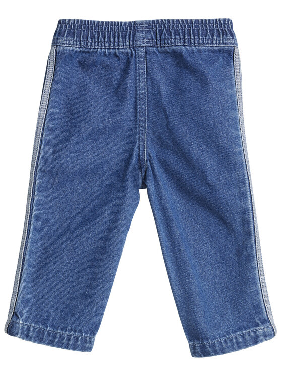 adidas adidas Komplektas: marškinėliai ir kelnės Denim JC7863 Mėlyna Regular Fit