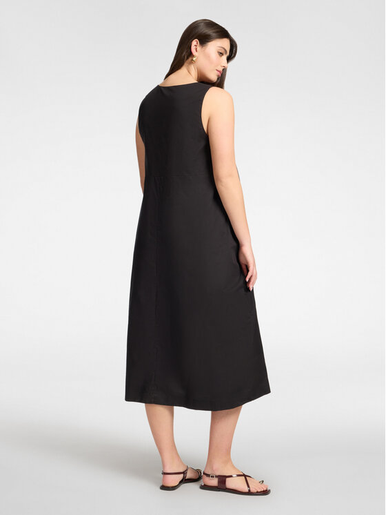 Elena Mirò Elena Mirò Sukienka koktajlowa 7064Z000114N033 Czarny Baggy Fit