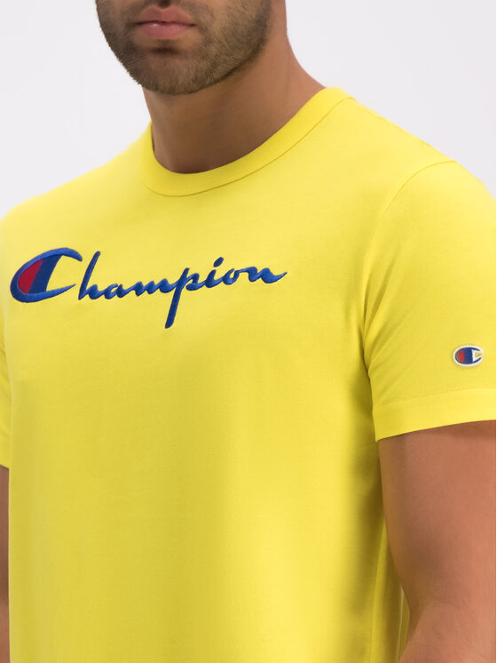 Champion Champion T-shirt 210972 Jaune Regular Fit
