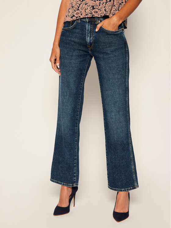 Pepe Jeans Pepe Jeans Дънки тип Relaxed Fit PEPE ARCHIVE New Olympia PL203763D Тъмносин Relaxed Fit