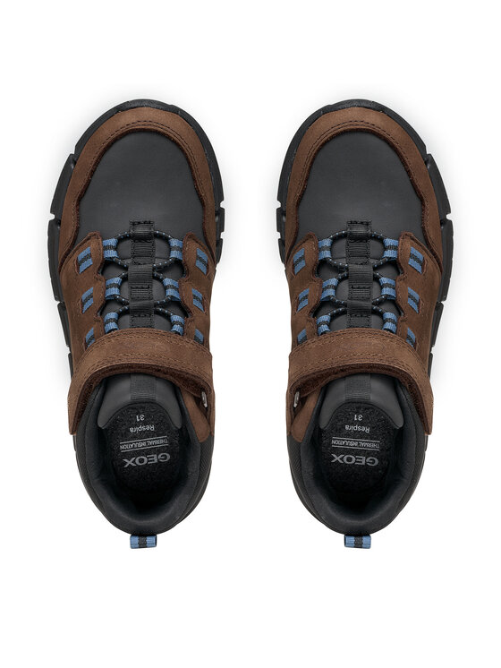 Geox Geox Trzewiki J Flexyper Boy B Abx J949XA 033FU C6238 S Brązowy ciemny