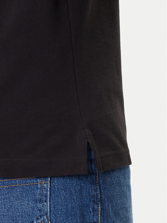 Tommy Jeans Tommy Jeans Polo marškinėliai Linear DM0DM20914 Juoda Regular Fit