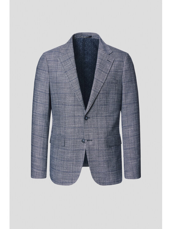 Lancerto Lancerto Marynarka Barumini MA131125000010 Szary Slim Fit