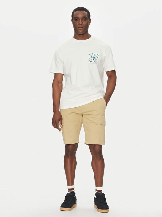 Quiksilver Quiksilver Tricou EQYZT08032 Écru Oversize
