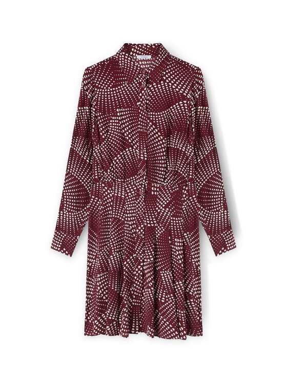 Motivi Motivi Vestito da giorno 7082Q103444N0Z3 Bordeaux Regular Fit