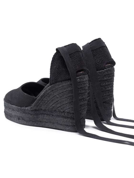 Castañer Castañer Espadrilky Carina C/8ED/001 020966-100 Čierna