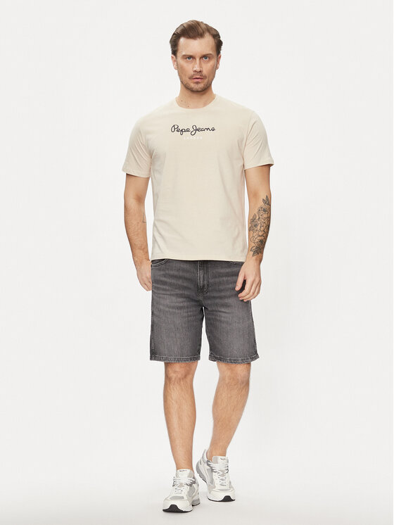 Wrangler Wrangler Szorty jeansowe Frontier 112350897 Szary Relaxed Fit