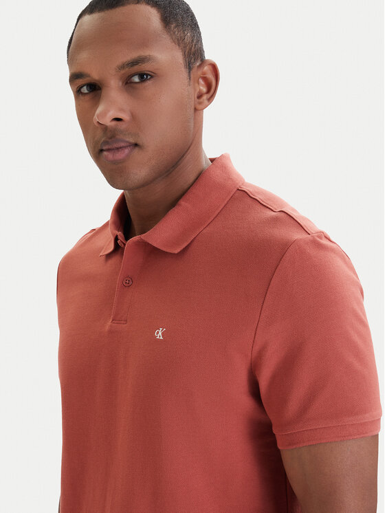 Calvin Klein Jeans Calvin Klein Jeans Polo LV040EM269 Smeđa Regular Fit