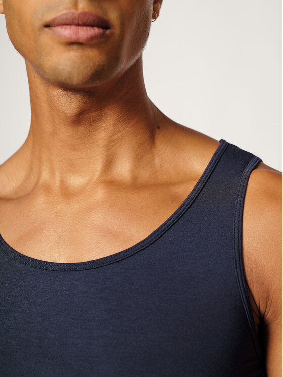 Skiny Skiny T-Shirt 81423 Granatowy Slim Fit