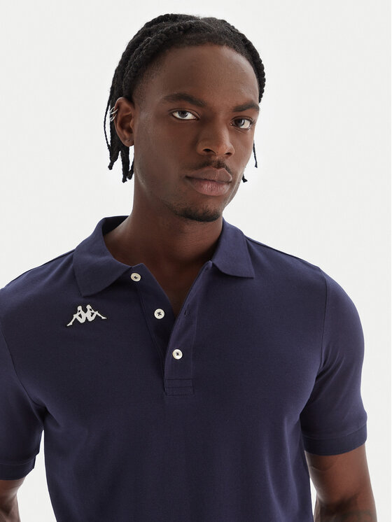 Kappa Kappa Polo majica Logo Sharas Mss 302B3D0 Mornarsko modra Regular Fit