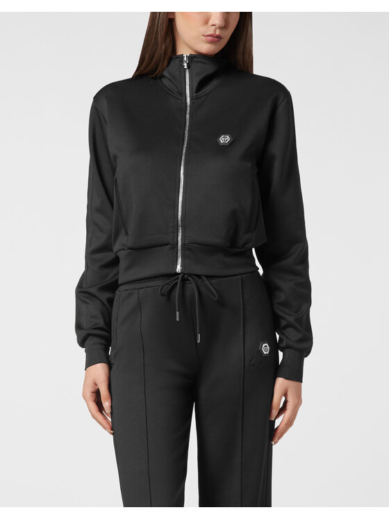 PHILIPP PLEIN PHILIPP PLEIN Bluza 26319 Czarny Jogger Fit