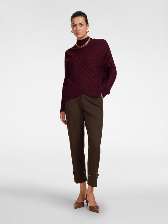 Elena Mirò Elena Mirò Spodnie materiałowe P804P000579N0H2 Brązowy Slim Fit