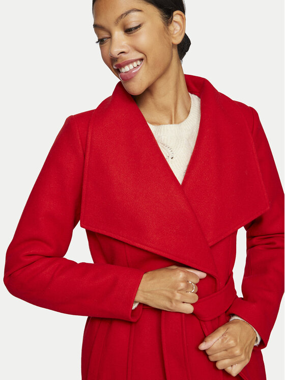Vila Vila Cappotto invernale Dica 14104996 Rosso Regular Fit