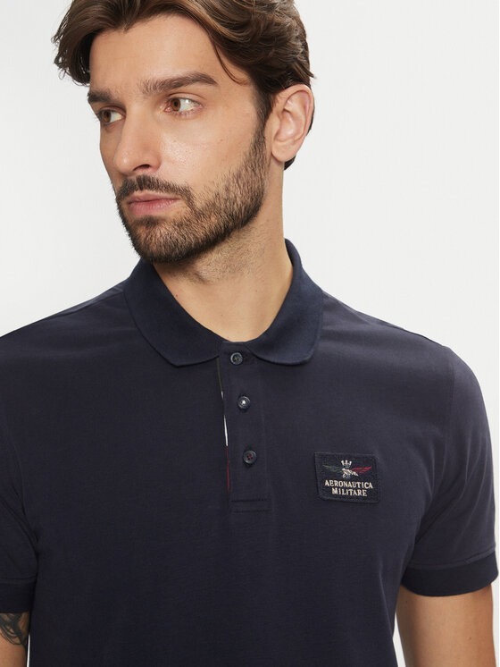 Aeronautica Militare Aeronautica Militare Polo 242PO1830J662 Σκούρο μπλε Regular Fit