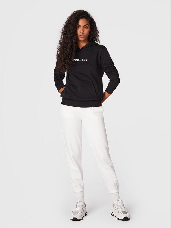 Skechers Skechers Bluza Signature WHD69 Czarny Regular Fit