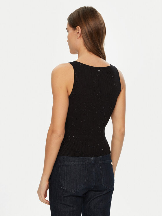 Guess Guess Top W5RR18 Z34O0 Černá Regular Fit