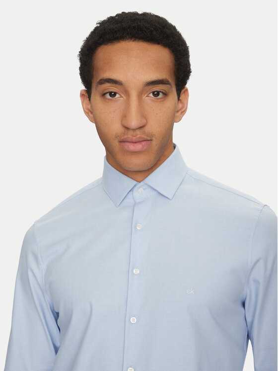 Calvin Klein Calvin Klein Сорочка K10K114310 Блакитний Slim Fit