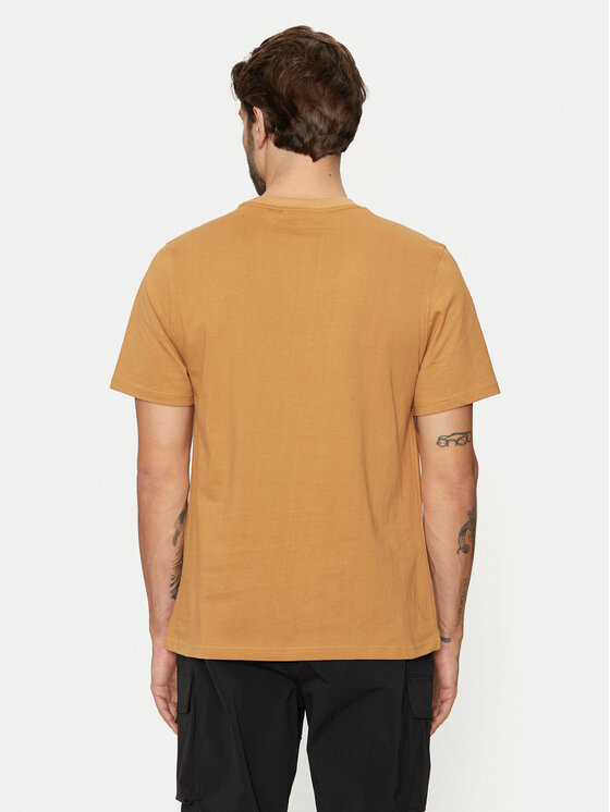 Hunter Hunter Majica Alvin HARM0039242 Rjava Regular Fit