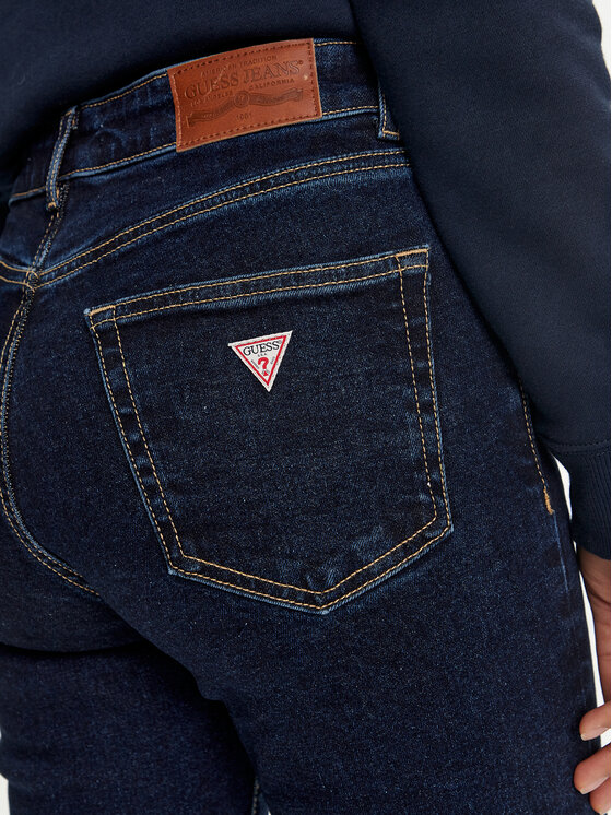 Guess Jeans Guess Jeans Jeans hlače W4YA92 D5CB1 Mornarsko modra Skinny Fit