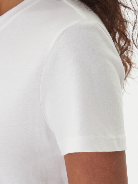 Tommy Jeans Tommy Jeans Majica Flag DW0DW22562 Écru Regular Fit