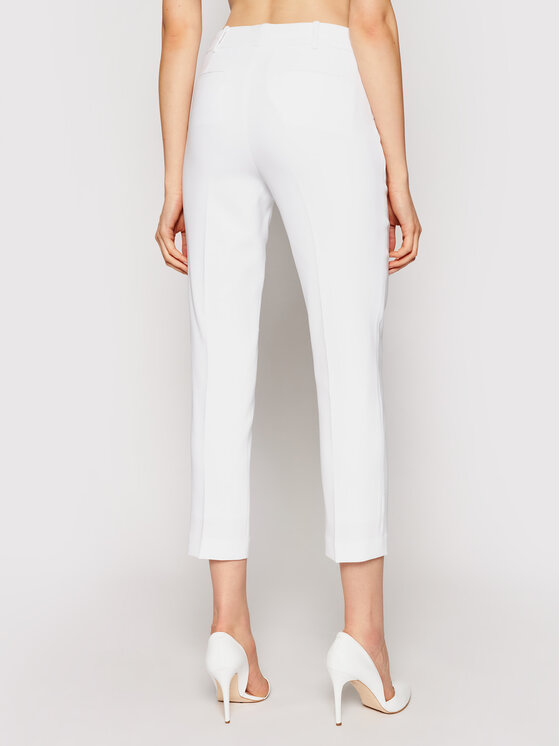 MICHAEL Michael Kors MICHAEL Michael Kors Chino nohavice MS13014ENX Biela Regular Fit
