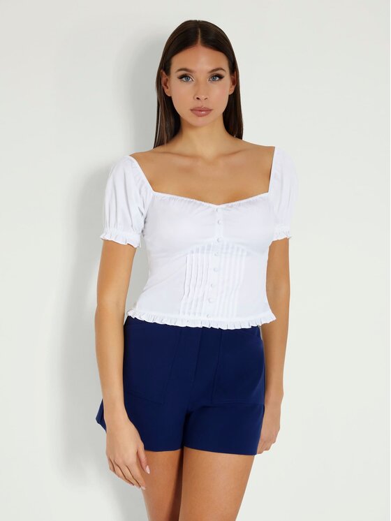 Guess Guess Top 160741 Bianco Classic Fit
