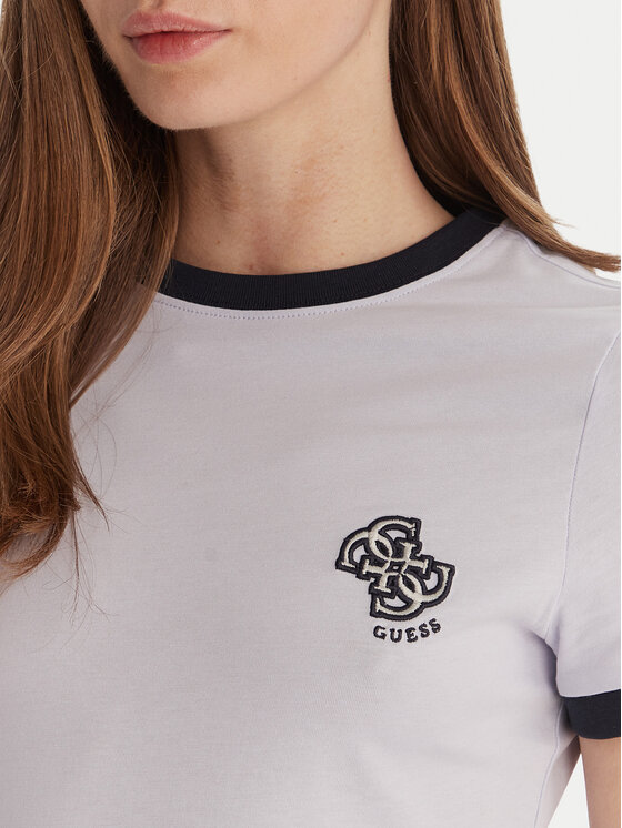 Guess Guess T-Shirt V6GI05 K2966 Modrá Regular Fit