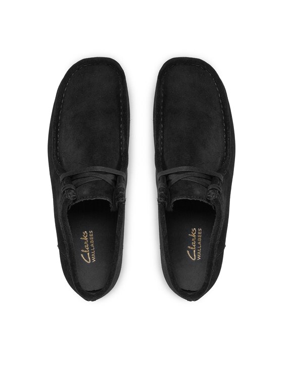 Clarks Clarks Mokasíny Wallabee Evo 261728207 Čierna