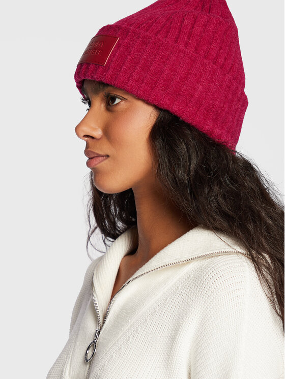 Tommy Hilfiger Tommy Hilfiger Kapa Modern Beanie AW0AW13767 Ružičasta