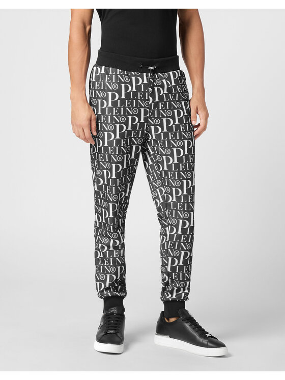 PHILIPP PLEIN PHILIPP PLEIN Joggers kalhoty 9435 Černá Jogger Fit