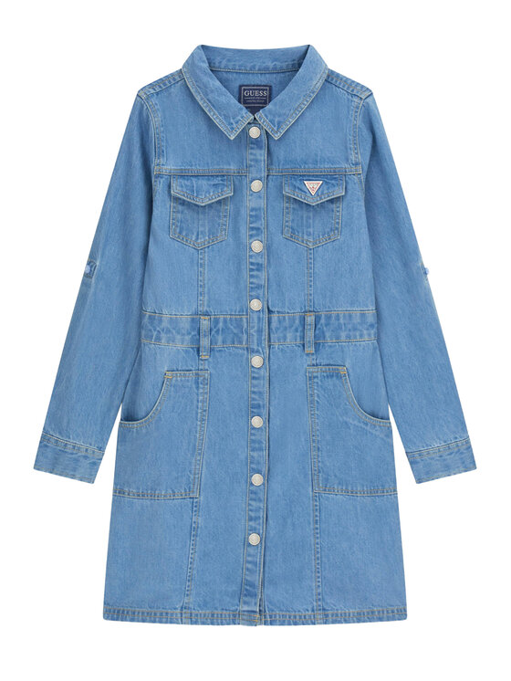 Guess Guess Vestito di jeans J6RK32 D4EU0 Blu Regular Fit
