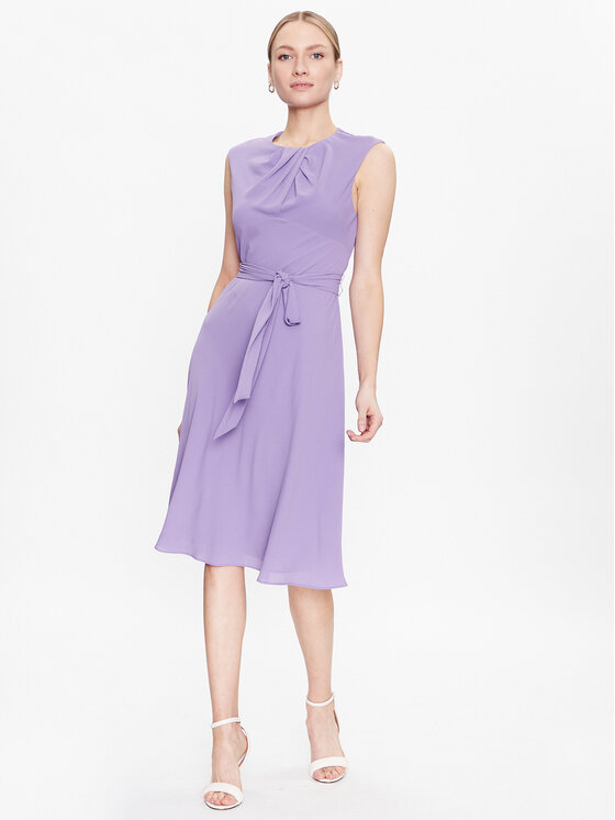 Lauren Ralph Lauren Rochie cocktail 250889253002 Violet Regular Fit