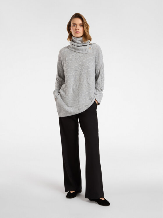 Elena Mirò Elena Mirò Pantaloni di tessuto P062Z000139N033 Nero Regular Fit