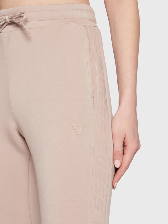 Guess Guess Pantaloni da tuta Allie Scuba V2YB18 K7UW2 Beige Regular Fit