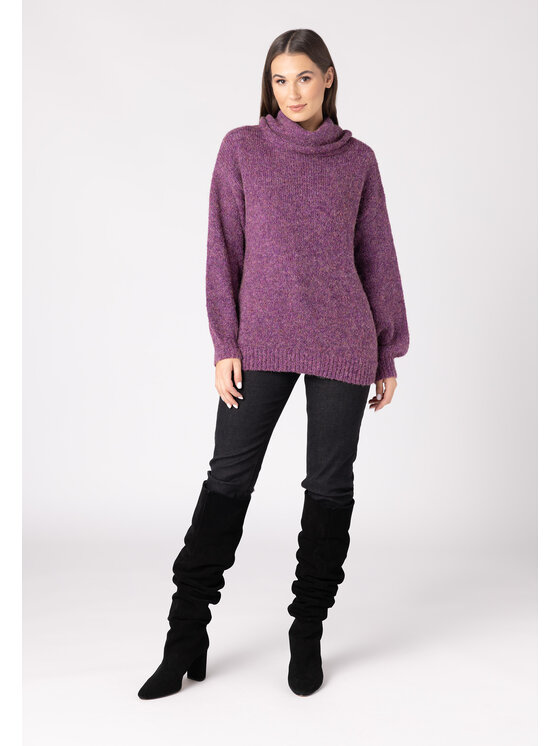 QUIOSQUE QUIOSQUE Svetr QUIOSQUE 6VL001731 Fialová Regular Fit