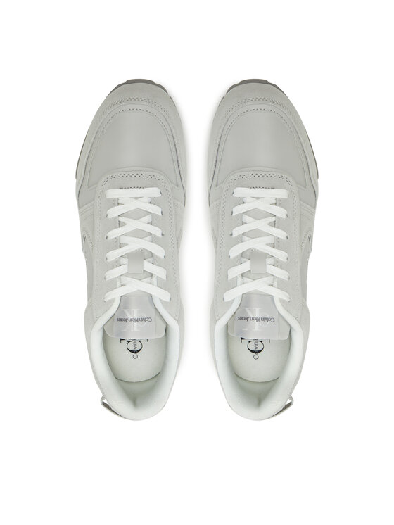 Calvin Klein Jeans Calvin Klein Jeans Снікерcи Toothy Runner Irregular Lines YM0YM00624 Сірий
