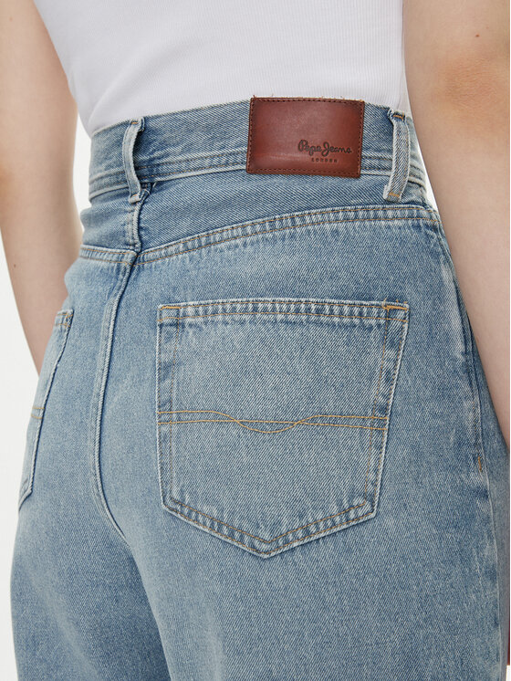 Pepe Jeans Pepe Jeans Traperice PL204739 Plava Loose Fit