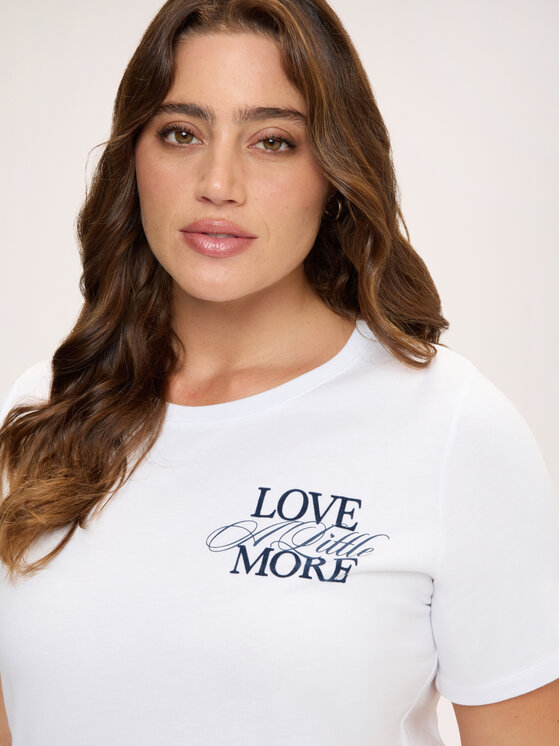 Fiorella Rubino Fiorella Rubino T-Shirt G069L009582N011 Biały Regular Fit